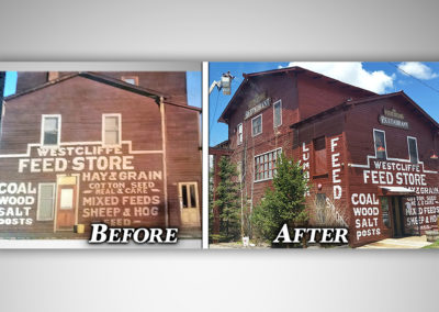 Restoration of Historic Building Built in 1883, Westcliffe, CO