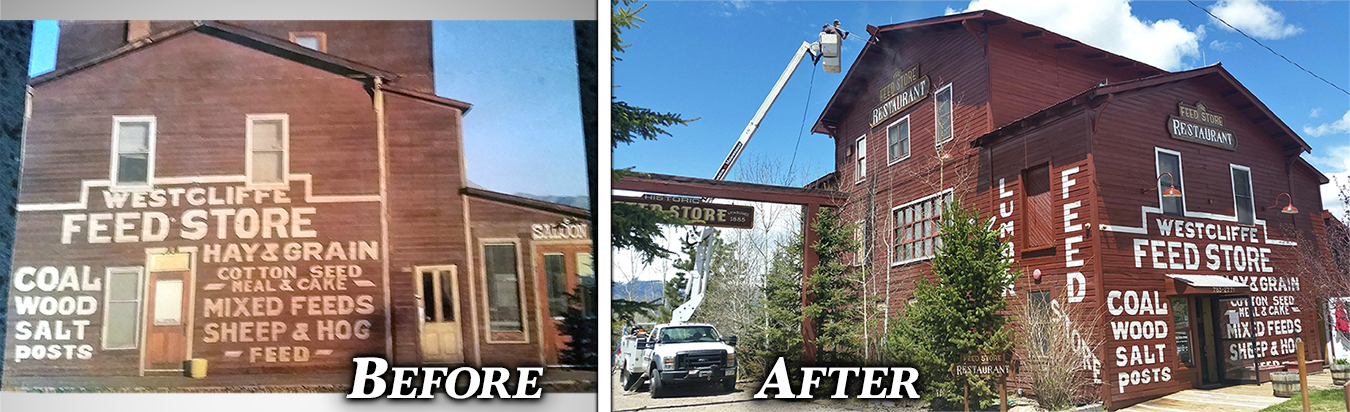 Restoration of Historic Building Built in 1883, Westcliffe, CO